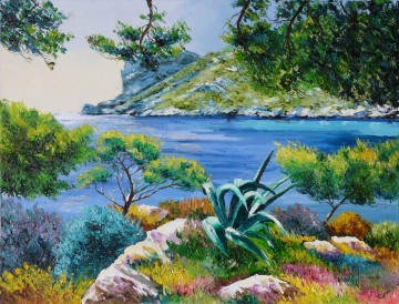 PLS52 impresionismo paisajes jardin Pinturas al óleo